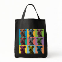 Airedale Terrier Pop-Art Tote Bag