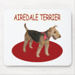 AIREDALE TERRIER PORTRAIT MOUSE MAT