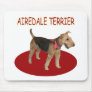 AIREDALE TERRIER PORTRAIT MOUSE MAT