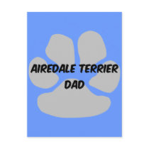 airedale terrier post card