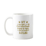Airedale Terrier Rules Gold Coffee Mug
