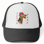 Airedale Terrier Santa Paws Mesh Hats