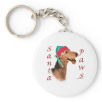 Airedale Terrier Santa Paws