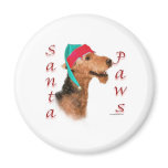 Airedale Terrier Santa Paws Magnets