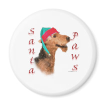 Airedale Terrier Santa Paws