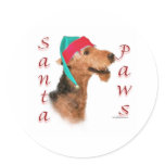 Airedale Terrier Santa Paws