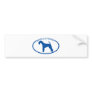 Airedale Terrier Silhouette Bumper Sticker