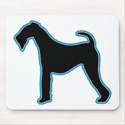 Airedale Terrier Silhouette by cartoondogs