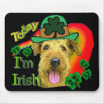 Airedale Terrier St Patricks Mouse Mat