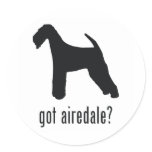 Airedale Terrier stickers