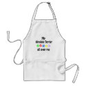 Airedale Terrier Walks Design aprons