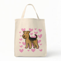 Airedale Terrier / Welsh Terrier Love Tote Bag