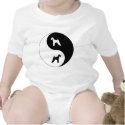 Airedale Terrier Yin Yang t-shirts