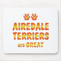 Airedale Terriers are Great Mousemat