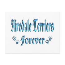 Airedale Terriers Forever Post Cards