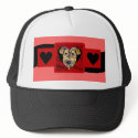 Airedale Valentine hats