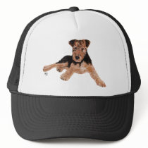 Airedale / Welsh Terrier Puppy Trucker Hat