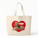 Airedale / Welsh Terrier Valentine Bags