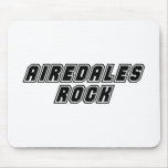 Airedales Rock Mouse Pads