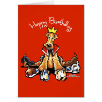 Airedales Rule Greeting Card