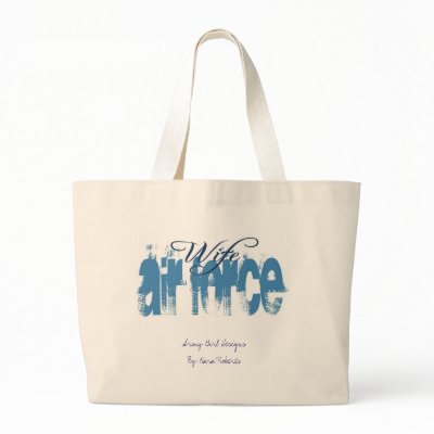 Airforce Wife - bag by armygirldesigns
