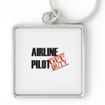 Airline Pilot Light Keychain