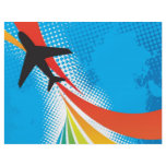 Airline Vacation Travel Abstract Halftone flyers