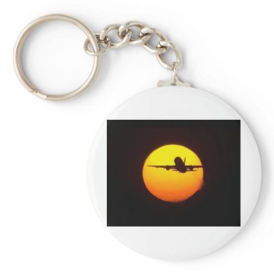 AIRLINER SILOUETTE KEYCHAIN by CamelFire