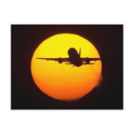 AIRLINER SILOUETTE postcards