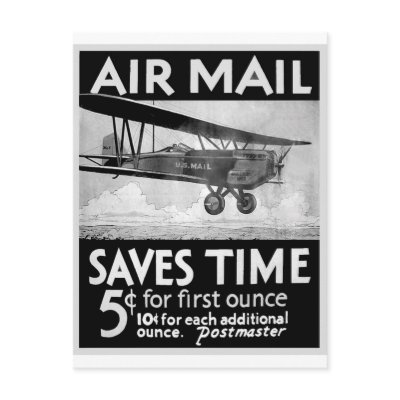 Airmail Poster by JustProducts