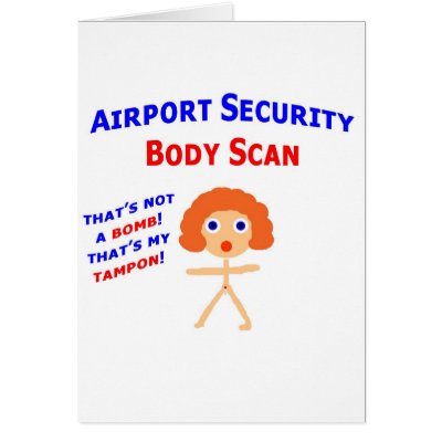 Airport Body Scan by wherethelaughteris