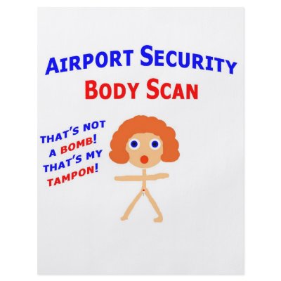 Airport Body Scan by wherethelaughteris