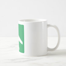 Airport Higway Sign Mugs