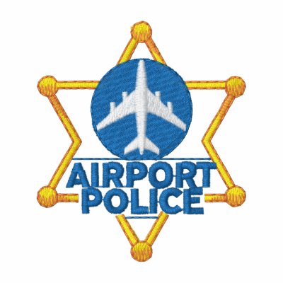 Airport Police Embroidered Shirt by ZazzleEmbroidery
