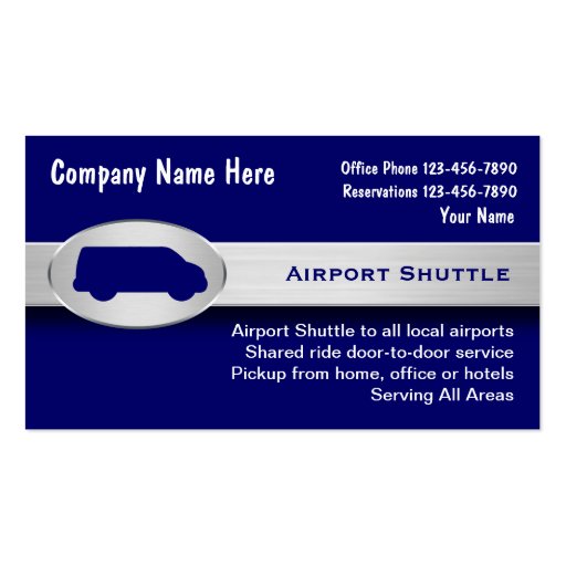 Airport shuttle business plan template image