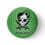 Airship Pirate - Circus Green Button