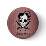 Airship Pirate - Golden Button