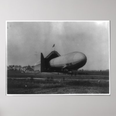 Airship Zeppelin Viktoria Luise Germany Posters by PaperTimeMachine