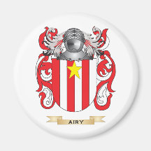 Airy Coat of Arms (Family Crest) Refrigerator Magnets