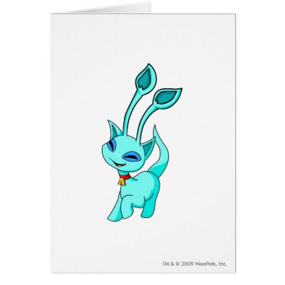 Aisha Blue Greeting Cards by neopets