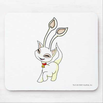 Aisha White Mouse Pad by neopets
