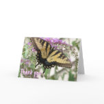 AJ- Butterfly Art Thank you Card