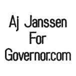 Aj JanssenForGovernor.com embroidered shirts