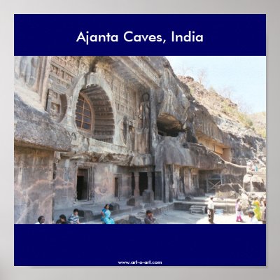 Ajanta Caves, India, by hsemu007