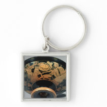 Ajax, urged on by Athena Key Chains