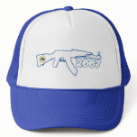 AK47 2007 Plain Blue Trucker Hats