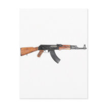 AK47 Assault rifle Postcard