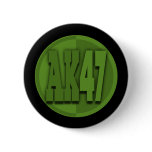 AK47 PINBACK BUTTON
