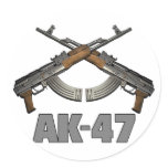 AK47 ROUND STICKERS