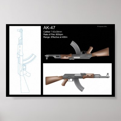 AK-47 POSTERS by Mystech